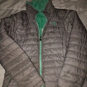Reversible North Face coat.